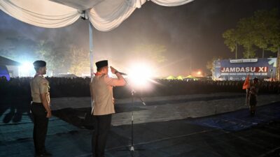 Bobby Nasution Bermalam Bersama Ribuan Pramuka, Api Unggun Kobarkan Semangat Jamdasu XI