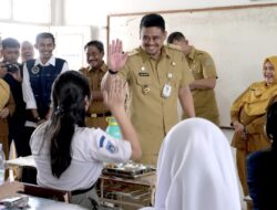 Gubernur Bobby Nasution Buka MPLS 2026 se-Sumut, Tekankan Pentingnya Hormati Guru dan Orang Tua