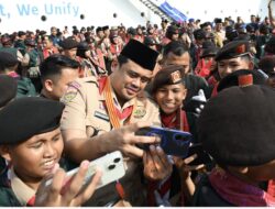 Bobby Nasution Lepas 1.179 Pramuka Sumut ke Jamnas XII, Pesan Jaga Nama Baik Daerah