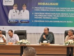 Dukung Program, Gubernur Sumut, Perumda Tirtanadi Gratiskan Biaya Pemasangan Pipa Distribusi Air Bersih ke Masyarakat